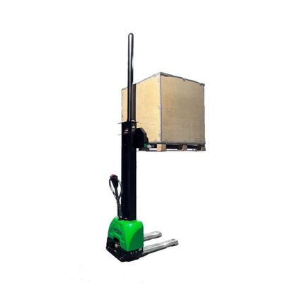 1ton Capacity Electric Lifting Stacker for Self Loading and Hydraulic Pallet Stacking