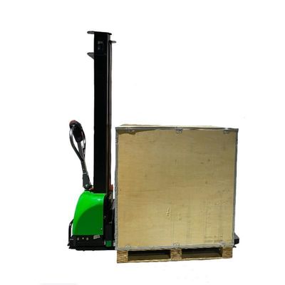 AC Motor Self Lifting Loading Pallet Stacker Warehouse Forklift 1000kgs 1.3m 1.6m