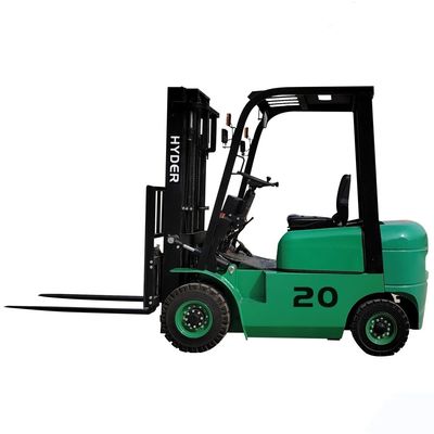 76.8V 205ah Battery 2ton 2000kgs Electric Forklift with and Mosfet/Pmsm Power Source