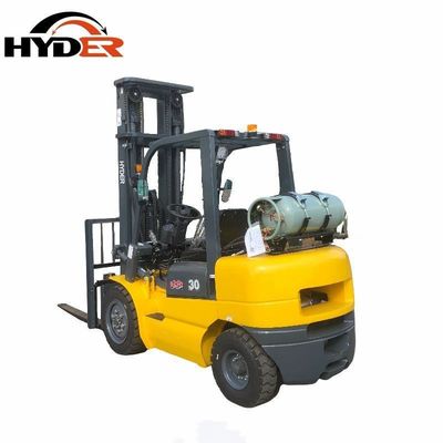 FG30 Hyder Nissan K21 Engine 3ton LPG Gasoline Forklift Package Gross Weight 4300.000kg