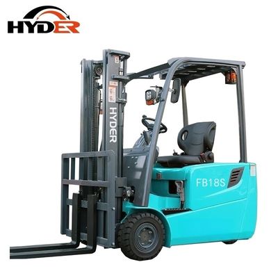 AC Motor Hyder 1.8t Battery Three Wheel Electric Forklift Truck with Customizable Mast