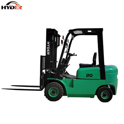 Green 2.0ton Load Capacity Lithium Battery Electric Forklift Suitable for Any Industry