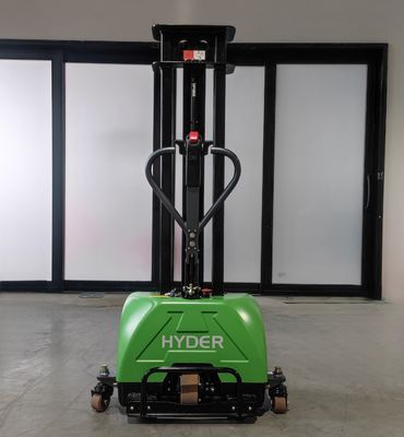 400 Load Center Full Electric Self Lifter Pallet Stacker for and Warehouse Operations