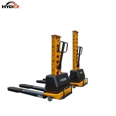 300/500/700/1000 Kg Load Capacity 400 Load Center Semi Electric Hand Pallet Lifter Stacker