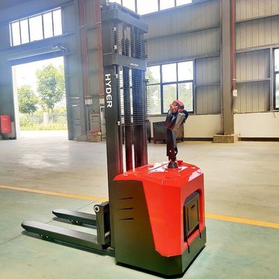 1500kgs Load Capacity Platform Standing Stacker Forklift Truck for Load Center 500mm
