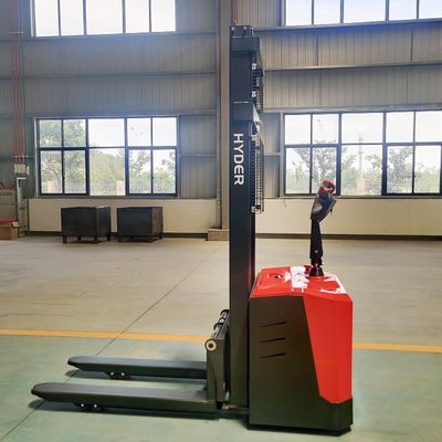 1500kgs Load Capacity Platform Standing Stacker Forklift Truck for Load Center 500mm