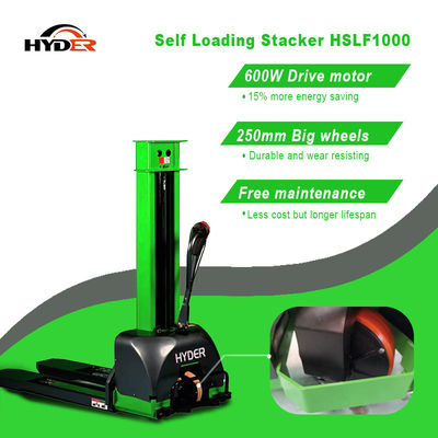 1000kg Capacity Electric Stacker with 800/1300mm Lifting Height and Portable Function