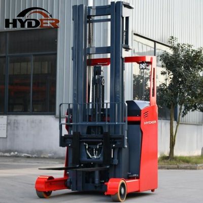 2000kgs Capacity Electric Reach Truck Forklift Material Handling Equipment DC Motor