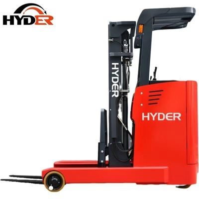 3 Stage 2.5t Multi Directional Electric Reach Stacker Stand up Forklift for Lifting