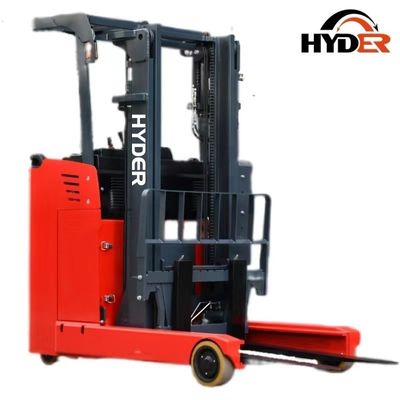 Fuel Electric 2t 48V Battery Reach Forklift Stand on for Warehousing 2284X1098X2085MM