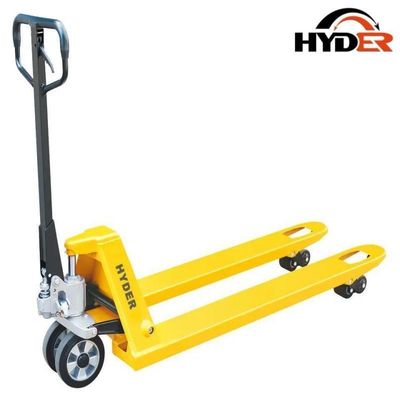 Warehouse Hand Pallet Truck with PU Wheel and Casting Pump Load Center 500mm