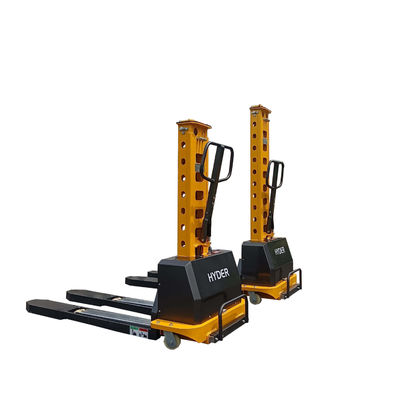 Self Lift Ability Electric Fork Stacker with Fuel-Electric Option and Charger Included