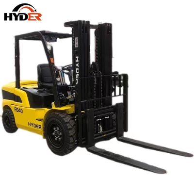 Hyder 2.5 Ton Triplex Full Free Mast Diesel Forklift for Container Transportation