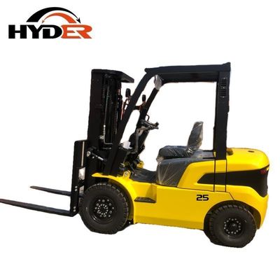 Hyder Forklift 2.5ton Diesel Forklift with Triplex Container Mast and CE Certificate