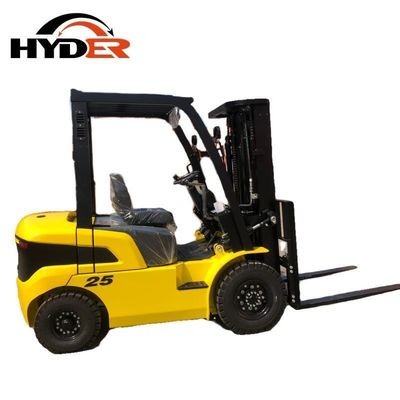 1T 5T Load Capacity Fd25 Diesel Hydraulic Small Forklift 2.5 Ton Four Wheels Forklift
