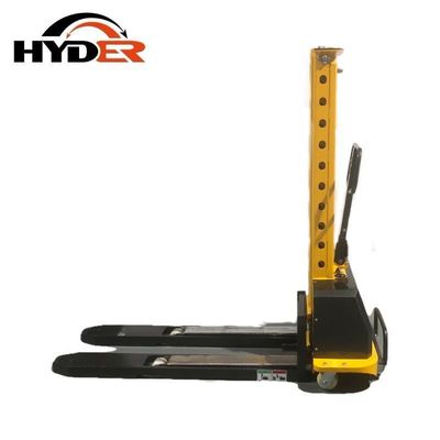 1300mm Semi-Electric Self Lifting Stacker Lifting Equipment with Lift Motor DC Motor