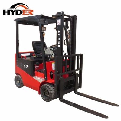 Electric Counterbalance Forklift 1t Four Wheel Mini Pallet Truck for Easy Maneuvering