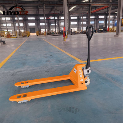 2000kgs Hand Pallet Truck Forklift for Lifting and Moving Cargo within DC Motor Hmp25