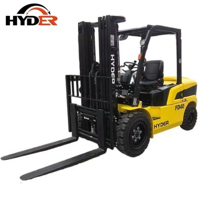 Diesel Forklift with Mechanical Transmission 4ton Capacity and Customizable Attachment