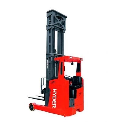 Narrow Aisle Stacking Electric Forklift Truck 1.6-2.5T Seated Reach Lift Height 5000mm