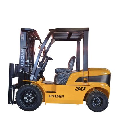 Outdoor or Rough Road Solid Tire Diesel Forklift Truck with AC Motor and Load Center 500mm
