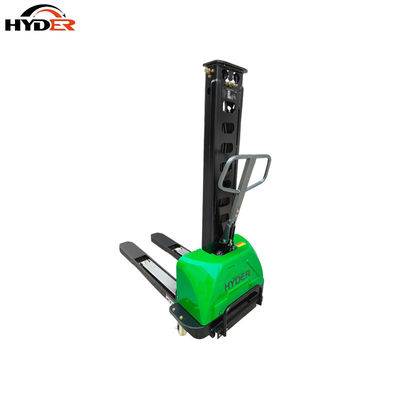 Battery Semi Electric 500kg 700kg 1000kg Self Loading Stacker with 1.3m Lifting Height