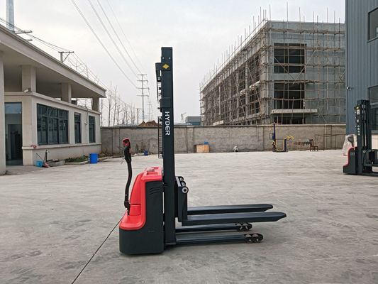 Lift height 3000-5000mm 1.5ton 1500kgs Walkie Electric Stacker with 48V 32ah Battery