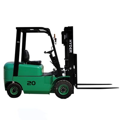 76.8V 205ah Battery 2ton 2000kgs Electric Forklift with and Mosfet/Pmsm Power Source