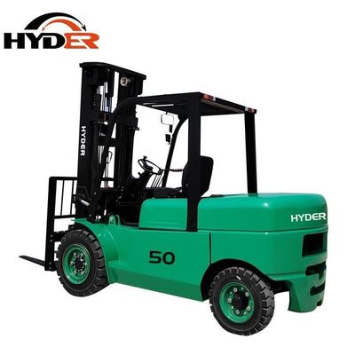 5t Load Capacity Electric Forklift with Four Wheels and Mosfet Control System