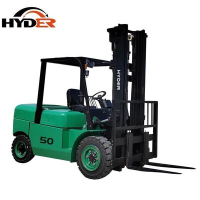 5tons Heavy Duty Four Wheel Electric Forklift Fork Lift 6800kgs 3130*1400*2330mm
