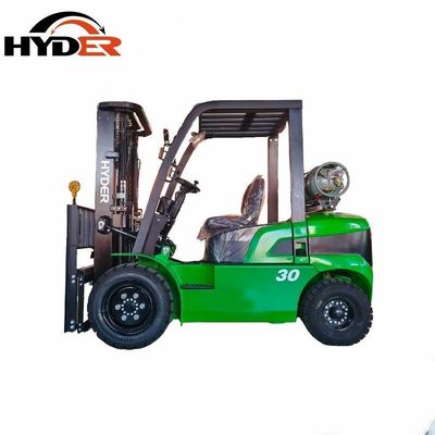 FG30 Hyder Nissan K21 Engine 3ton LPG Gasoline Forklift Package Gross Weight 4300.000kg