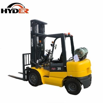 FG30 Hyder Nissan K21 Engine 3ton LPG Gasoline Forklift Package Gross Weight 4300.000kg