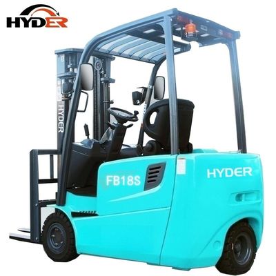 AC Motor Hyder 1.8t Battery Three Wheel Electric Forklift Truck with Customizable Mast
