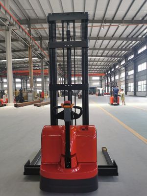 1.0t 1.5t Straddle Pallet Stacker for Walking Pallets Electric Stacker 2110X850X2070MM