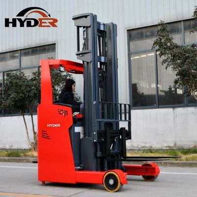 Htfz20 Narrow Channel Seated Electric Reach Forklift Truck 2000kgs 2tons Load Center 500mm