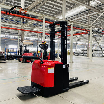 3.5m Lifting Height Electric Stacker Fork Lifter for Warehouse Material Handling