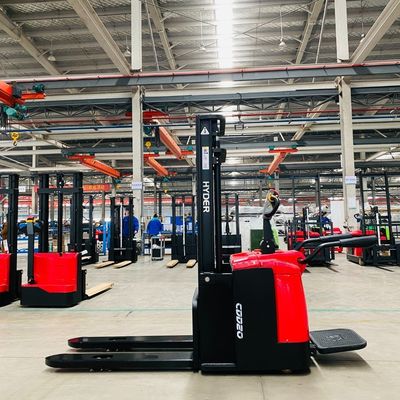 3.5m Lifting Height Electric Stacker Fork Lifter for Warehouse Material Handling
