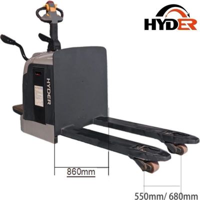 High Load Capacity 2.5t Standing Pallet Jack Forklift for Handling