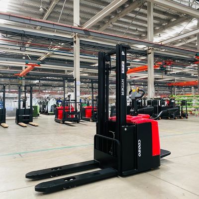 Battery Powered Htb15 Electric Stacker Truck for Warehouse Material Handling