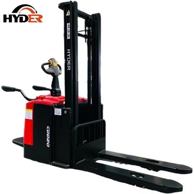 Hyder 2000 Kg Capacity Counterbalanced Electric Standing Stacker Forklift 2110X850X2070MM