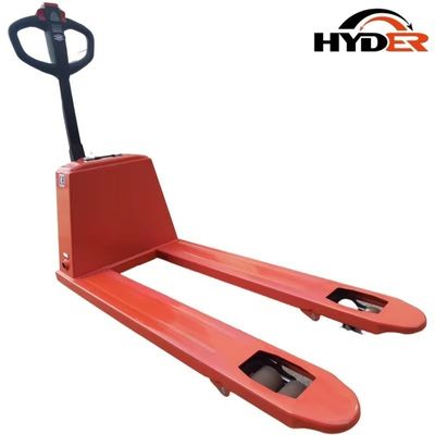 Hyder Hydraulic Manual Forklift Hand Pallet Truck with DC Motor and 3t Load Capacity