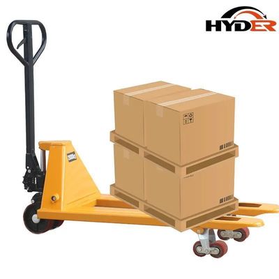 Hyder Hydraulic Manual Forklift Hand Pallet Truck with DC Motor and 3t Load Capacity