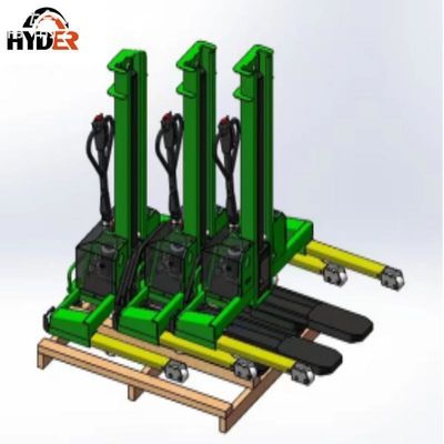 Manufacture Hyder Fully Electric Straddle Self Lifting Stacker 1t Drive Motor AC Motor