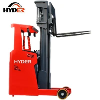 Electric Sit Down Reach Truck for Narrow Aisle Channel Warehouse Hyder 7.5m Lifting 1.6t