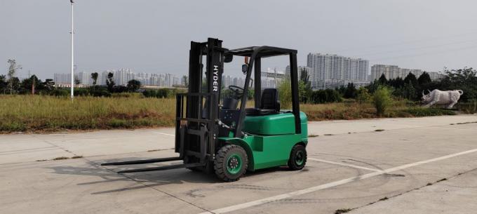 Electric Fork Lift Lithium Battery Operated 4× 4 Forklift Truck 2.5ton 6m with CE